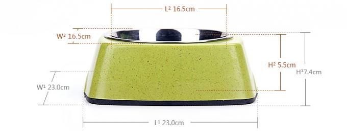 Хорошее качество бамбука и нержавеющей стали Чистая натуральная пища для домашних животных, кошек и собак 5