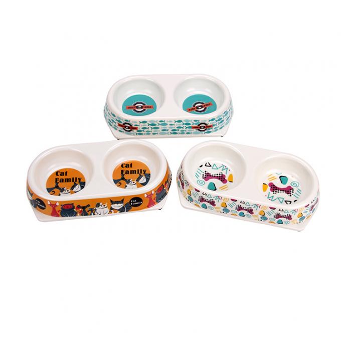 Экологически чистый двойной бамбуковый портативный котёл для собак и домашних животных 1