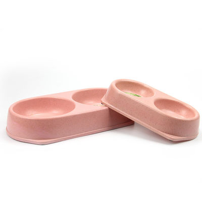 Профессионально сделанная красочная привлекательная бамбуковая кормлящая миска для домашних животных