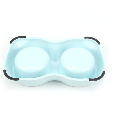 Нержавеющая сталь двойная собака домашний питомец миска водонаполнитель миски